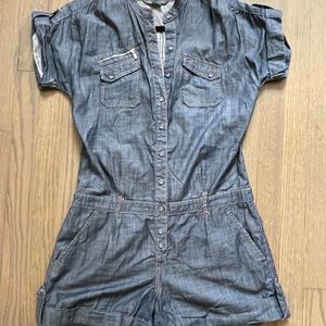 Chambray Denim Armani Exchange Romper